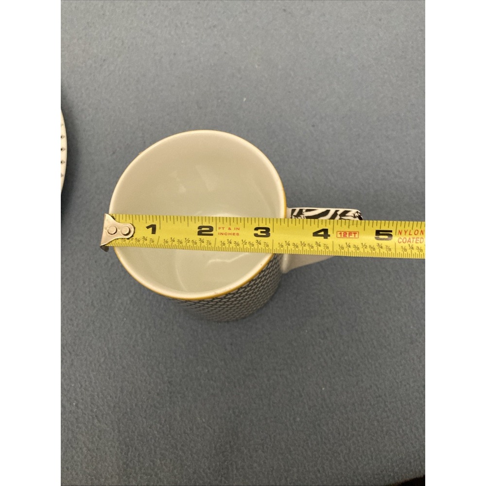 Ted Baker Portmeirion Langdon Dinnerware Place Setting - Black - 4‎ pieces - Picture 7 of 16